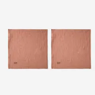Image du cadeau Lot de 2 serviettes de table Carré Blanc