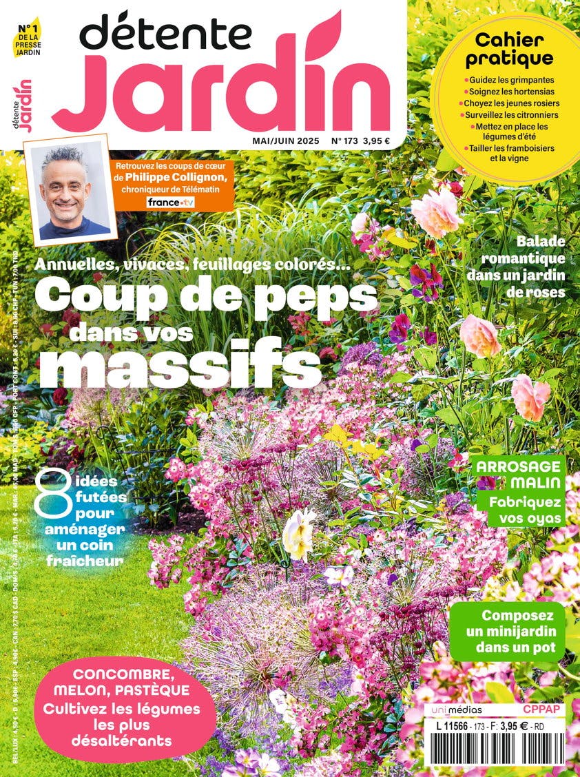 Votre magazine Détente Jardin, n°1 de la presse jardin