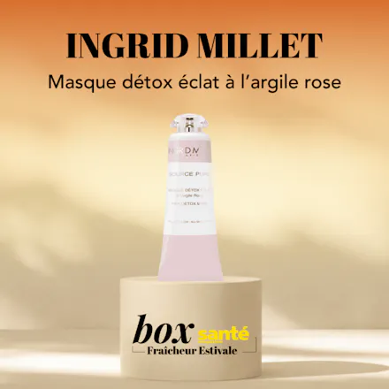 Image du produit : Masque détox éclat à l’argile rose